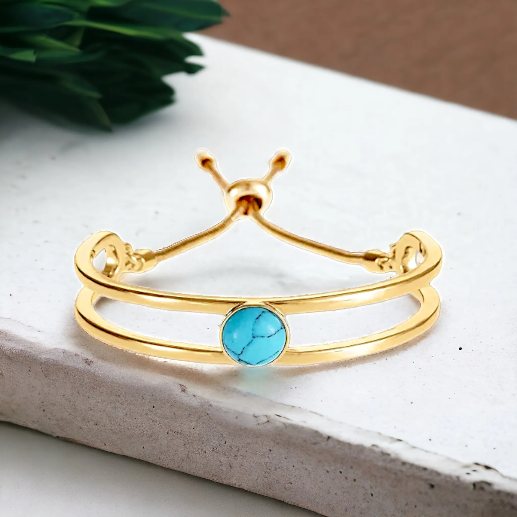 ALFANI Turquoise Slider Bracelet