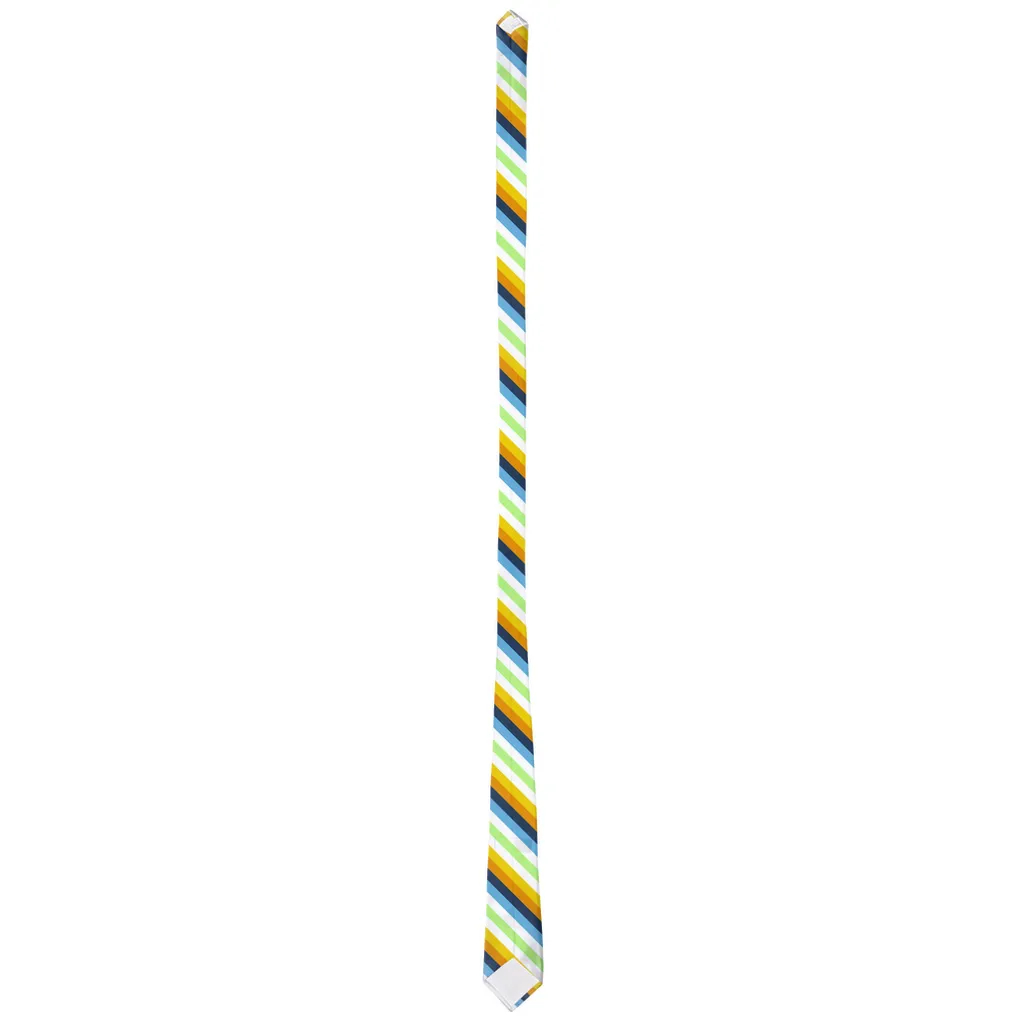 Aroace Agender - V1 Striped Pride Patterned Neck Ties