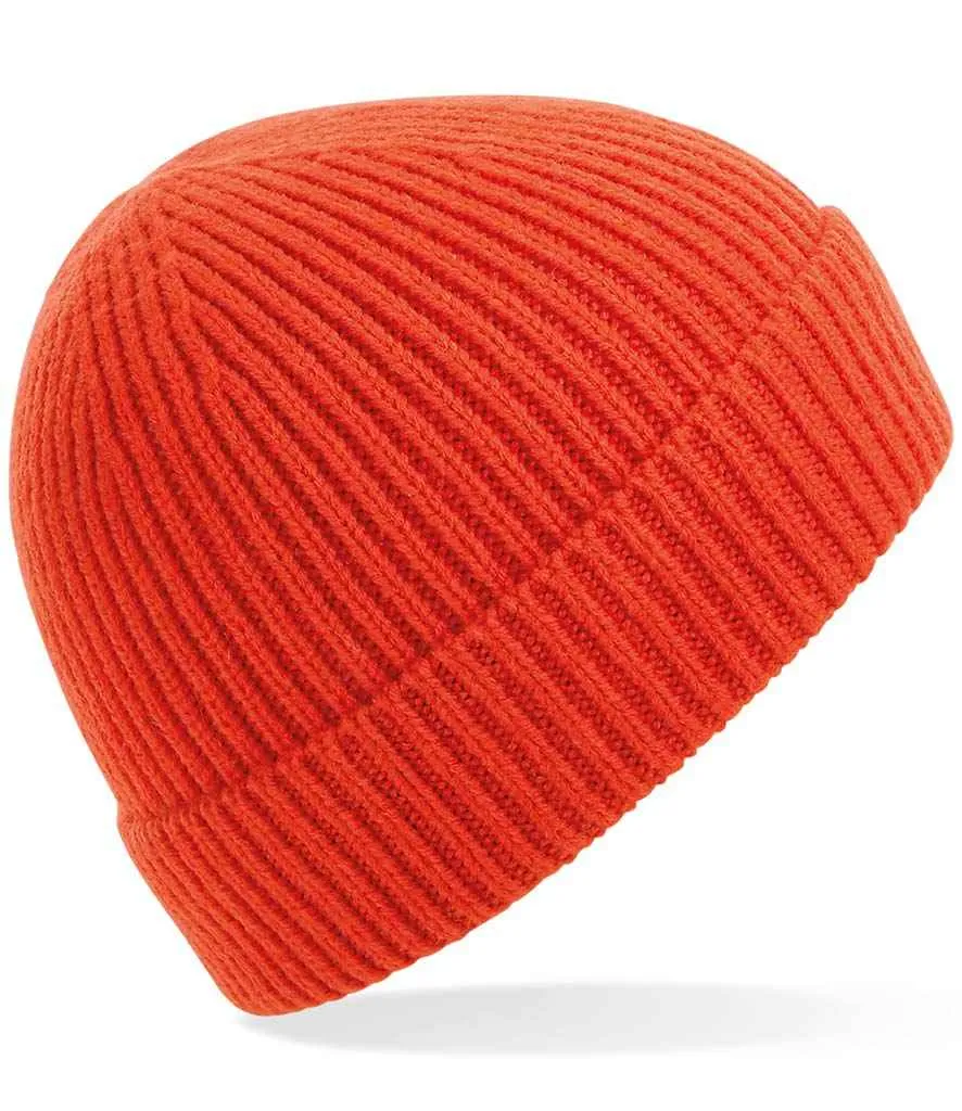 Beechfield Engineered Knit Ribbed Beanie | Multicolor | One Size