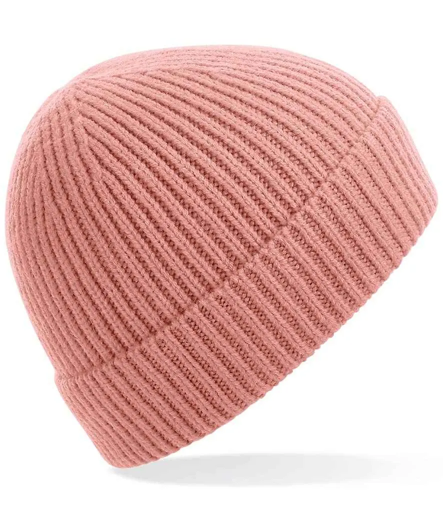 Beechfield Engineered Knit Ribbed Beanie | Multicolor | One Size