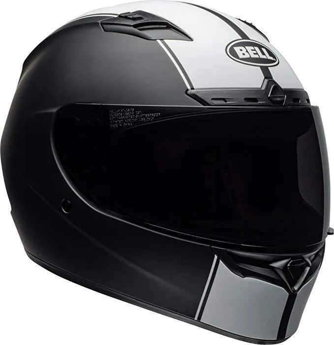 Bell Qualifier DLX Rally Matte Black/White Full Face Helmet