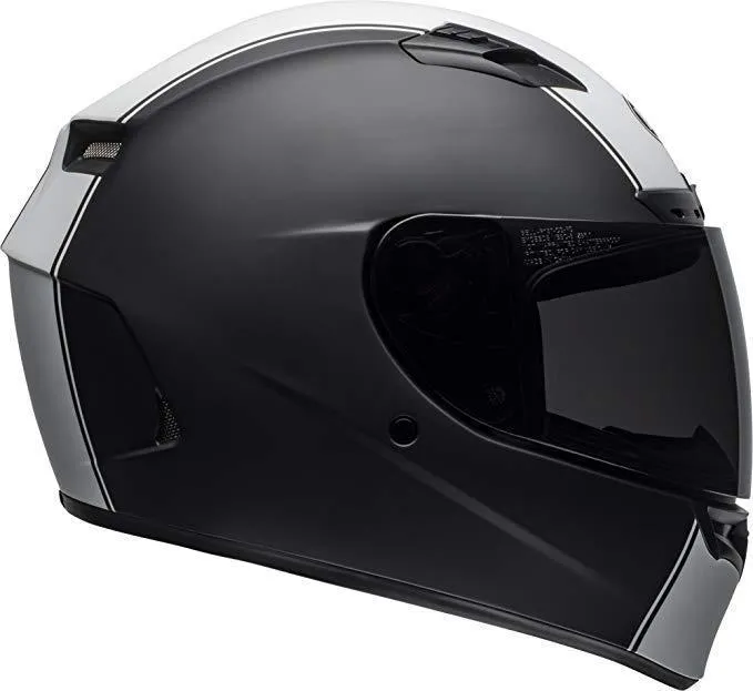Bell Qualifier DLX Rally Matte Black/White Full Face Helmet