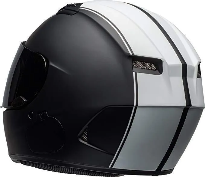 Bell Qualifier DLX Rally Matte Black/White Full Face Helmet
