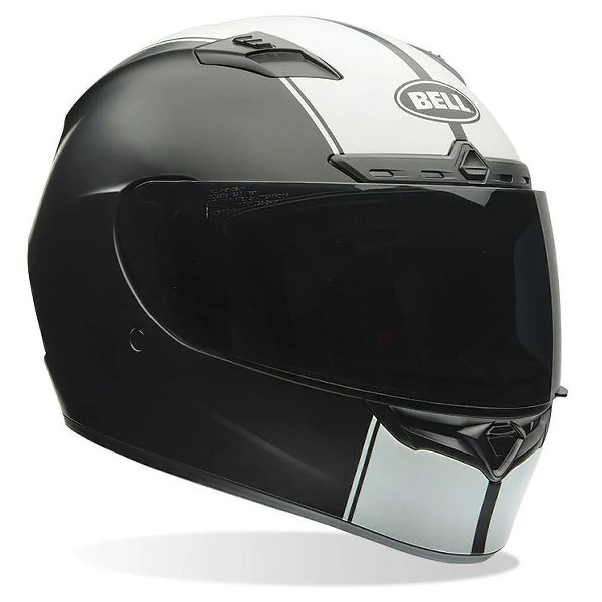 Bell Qualifier DLX Rally Matte Black/White Full Face Helmet