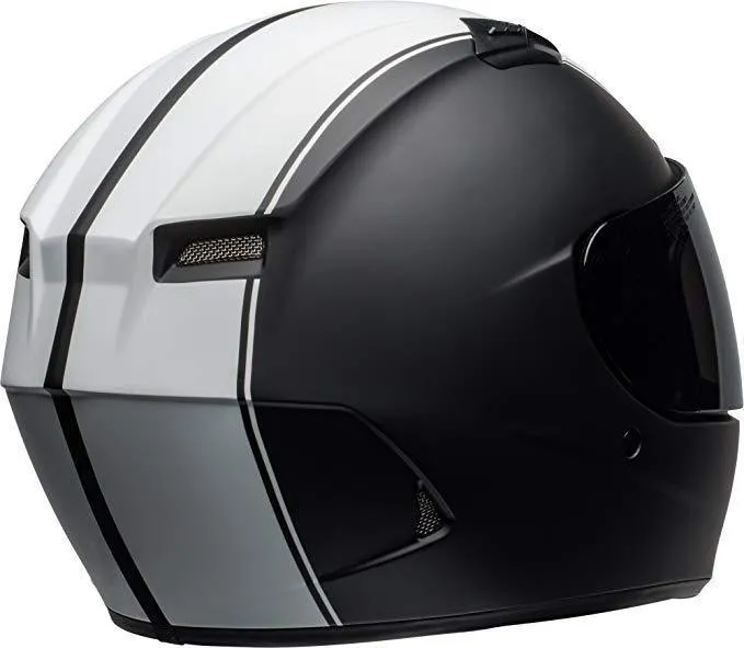 Bell Qualifier DLX Rally Matte Black/White Full Face Helmet