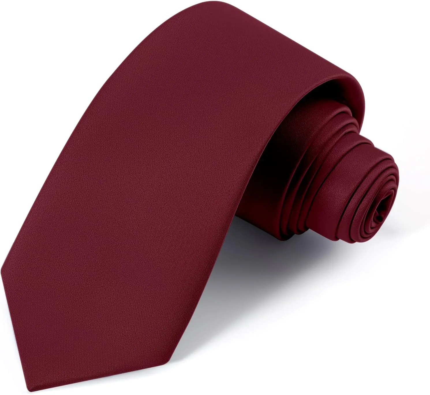 Black Ties For Men Solid Pure Color Formal Neckties 3.15" (8CM) Men's Tie for Business and Wedding with Gift Box
