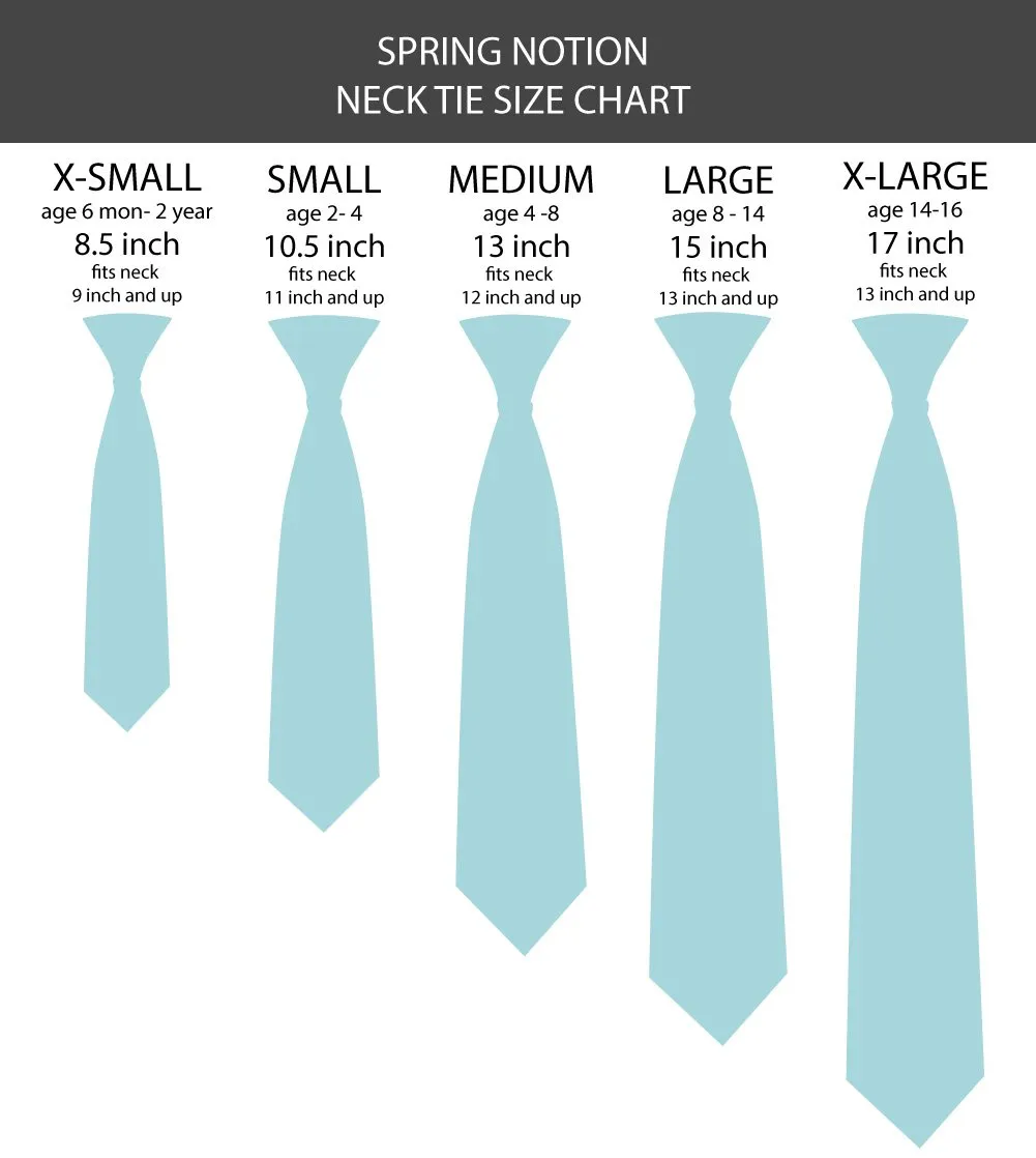 Boys' Pre-Tied Woven Zipper Tie, Turquoise Dotted (Color 09)