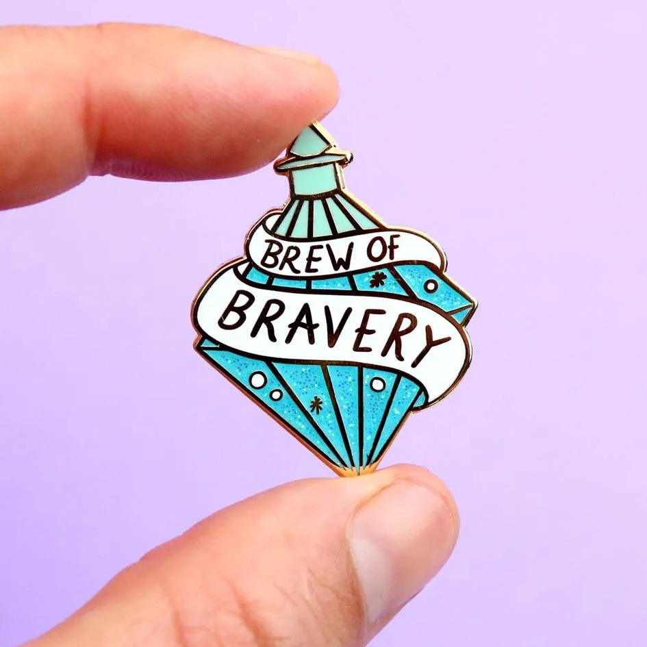 Brew Of Bravery Lapel Pin