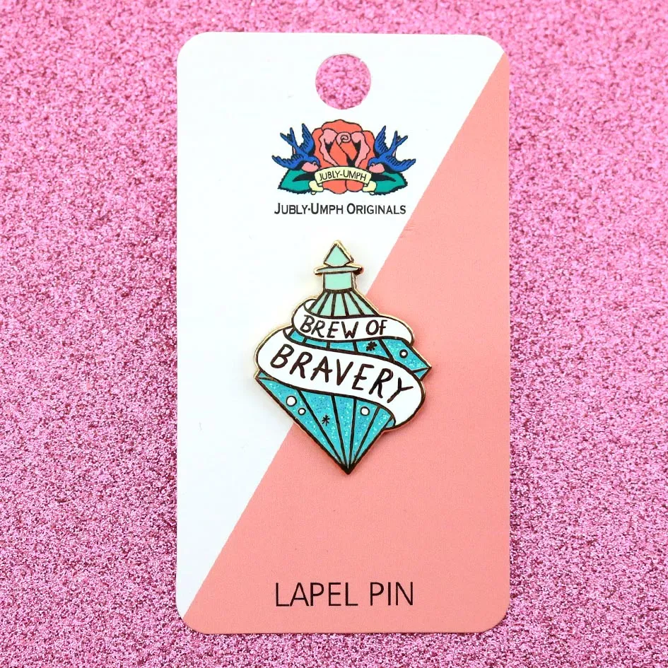 Brew Of Bravery Lapel Pin