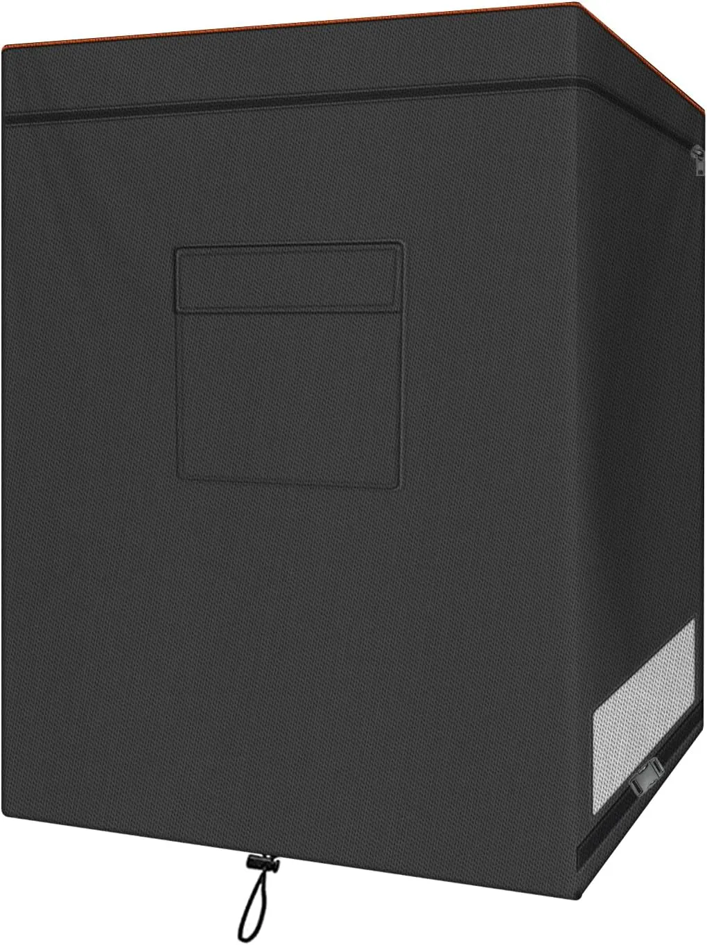 Chest Freezer Cover, Waterproof 420D Oxford Protective Outdoor Indoor Refrigerator Dust Cover with Zipper Fits 5.0 Cubic Feet Deep Freezer 28"L x 23"W x 34"H (Only Cover)