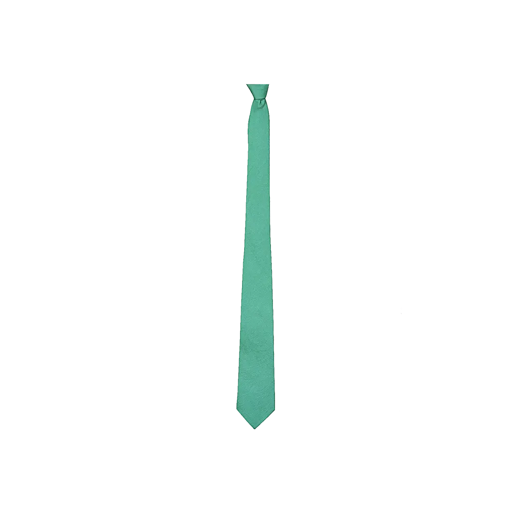 Chokore Sea Green color Silk Tie & Double-sided Multicolor Silk Pocket Circle set