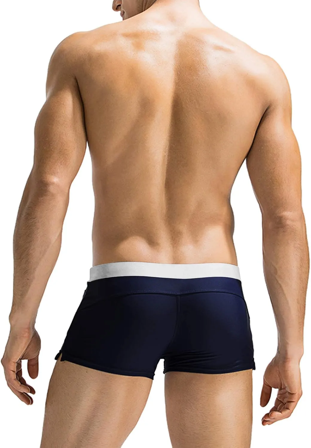 COOFANDY Mens Swim Trunks Swimwear Bathing Suit Swim Brief Square Leg Board Short S-3XL
