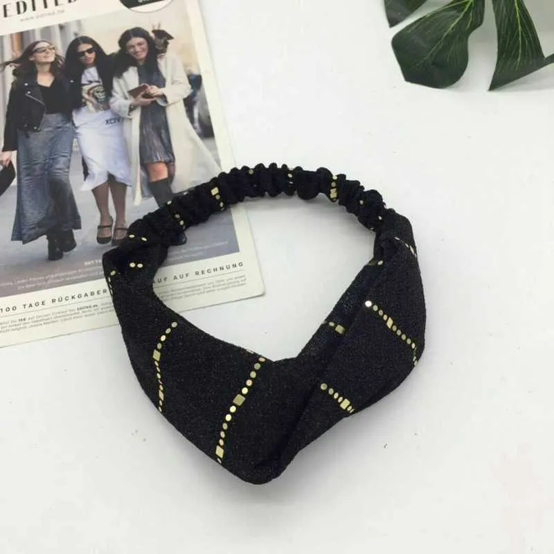 Cotton Women Headband Turban Solid Color Girls Knot Hairband Hair Accessories Twisted Ladies Makeup Elastic Hair Bands Headwrap