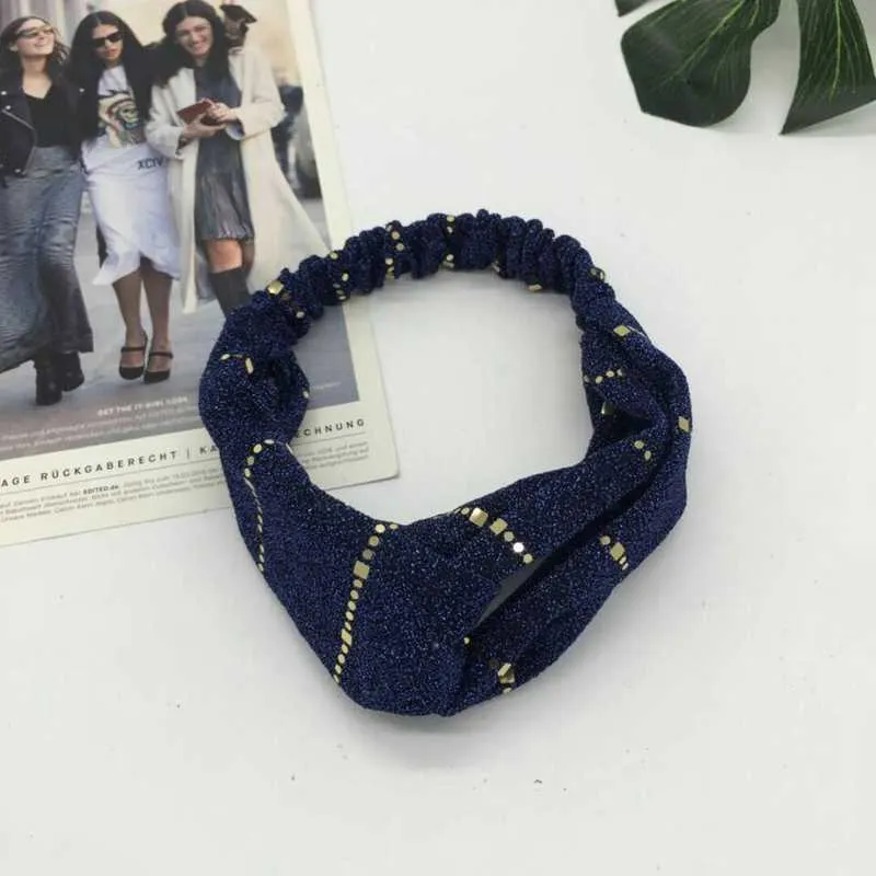 Cotton Women Headband Turban Solid Color Girls Knot Hairband Hair Accessories Twisted Ladies Makeup Elastic Hair Bands Headwrap