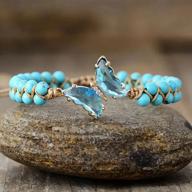 Crystal Butterfly Bracelet