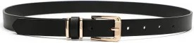 Earnda Women's Skinny Waist Belts for Jeans Dress, PU Leather Pin Buckle Thin Belt