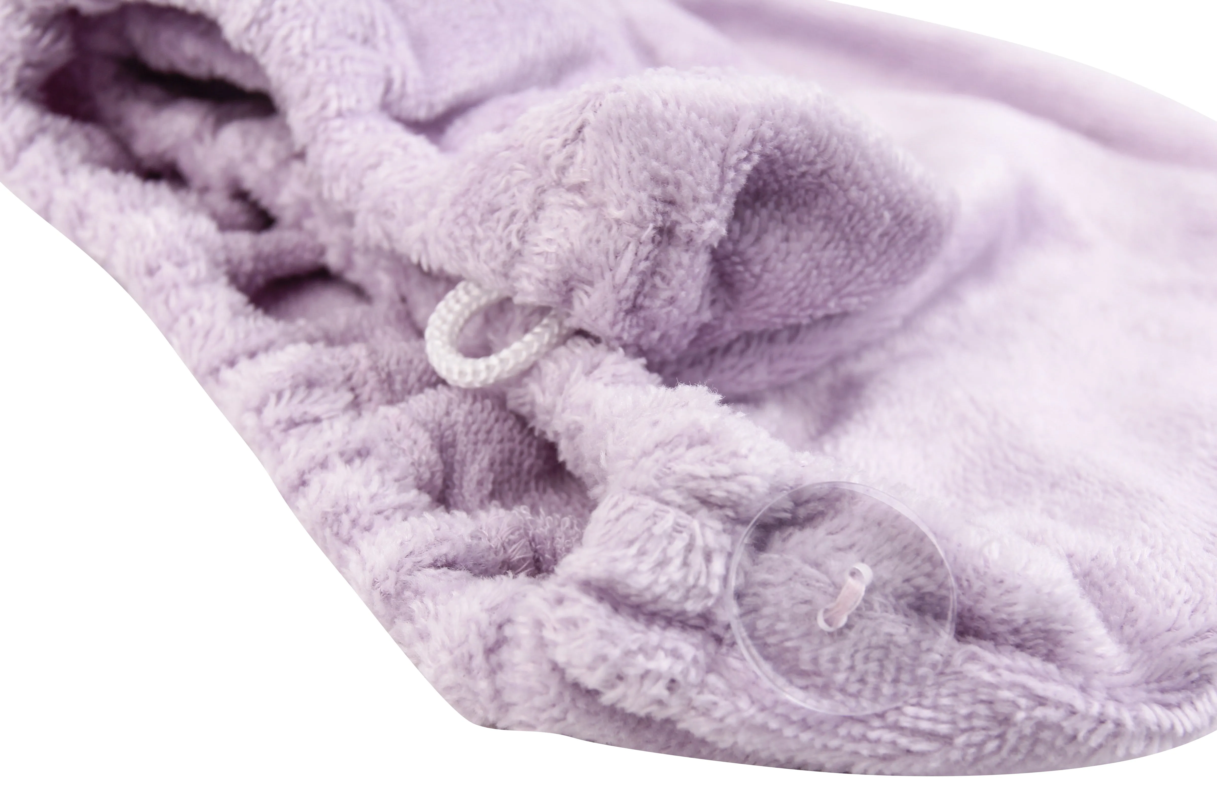 Extra Plush Bath Wrap   Hair Turban Set - Mulberry