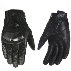 Genuine Leather Screen Touch Men's Motorcycle Gloves