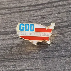 God Bless America Lapel Pin