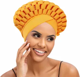 HeadWrap African Turban Rhinestone Rope Knot Sequins Bow Designs Head Turban for Women Fashions