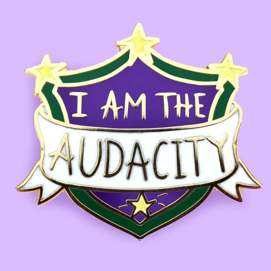 I Am The Audacity Lapel Pin