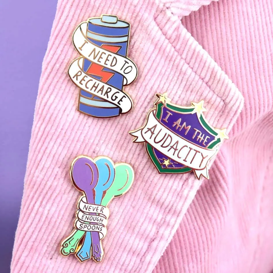I Am The Audacity Lapel Pin