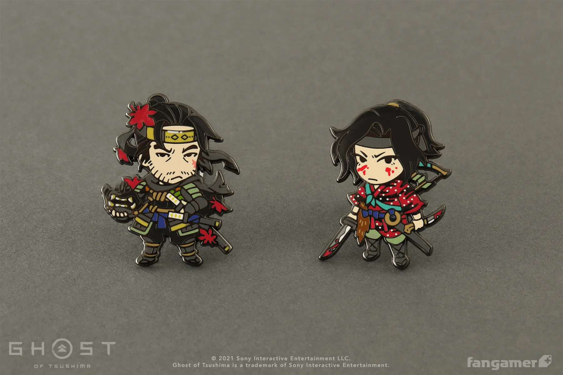 Jin and Yuna Enamel Pin Set