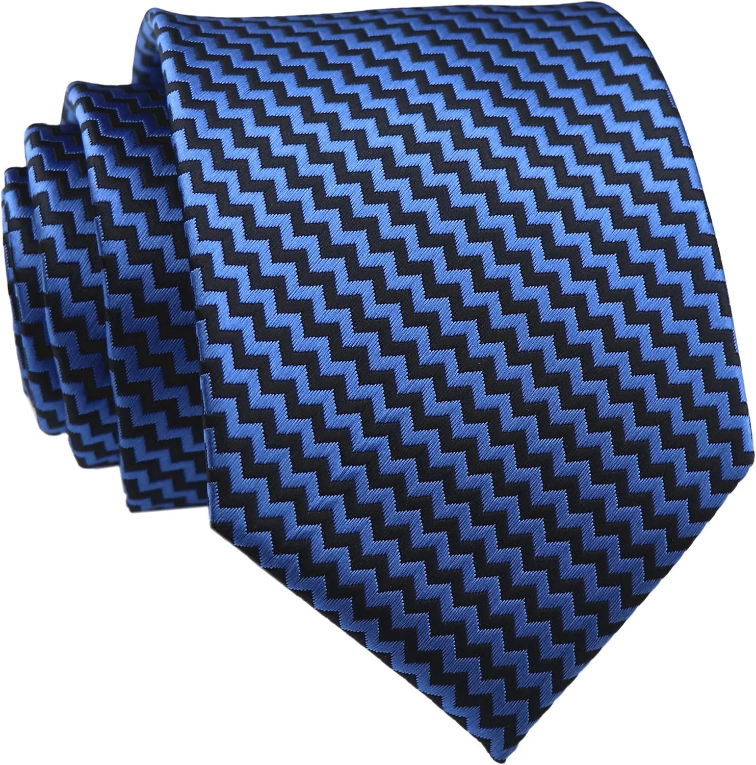 Kihatwin Men's Gingham Check Stripe Ties Pattern Business Formal Designer Neckties 3.15"