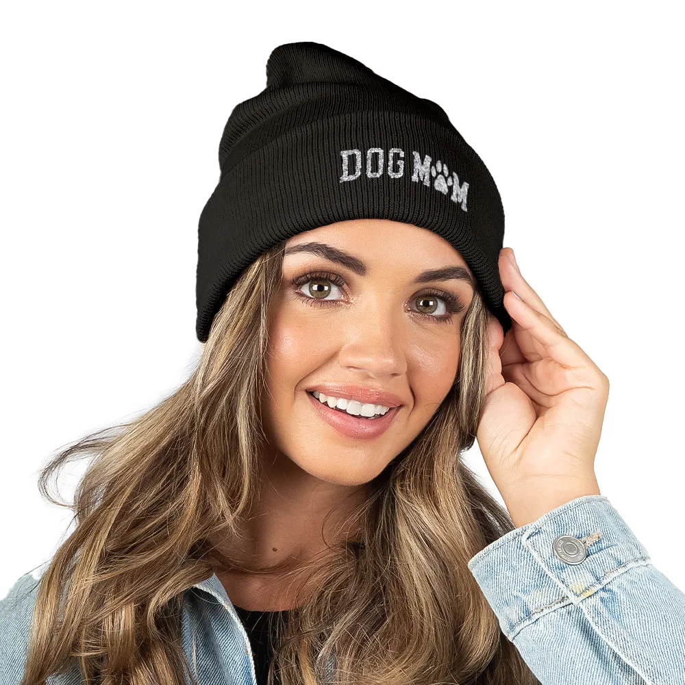 LBB3264 - Bling Dog Mom Beanie