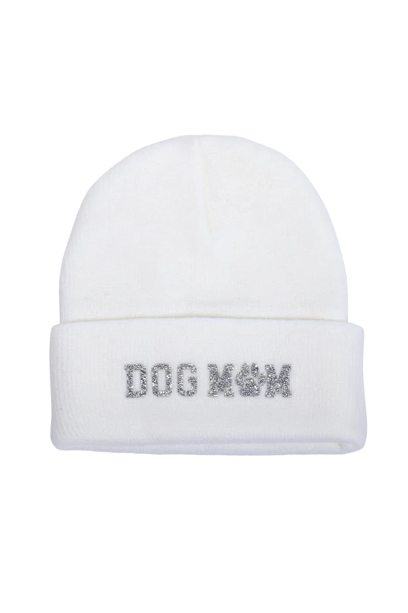 LBB3264 - Bling Dog Mom Beanie