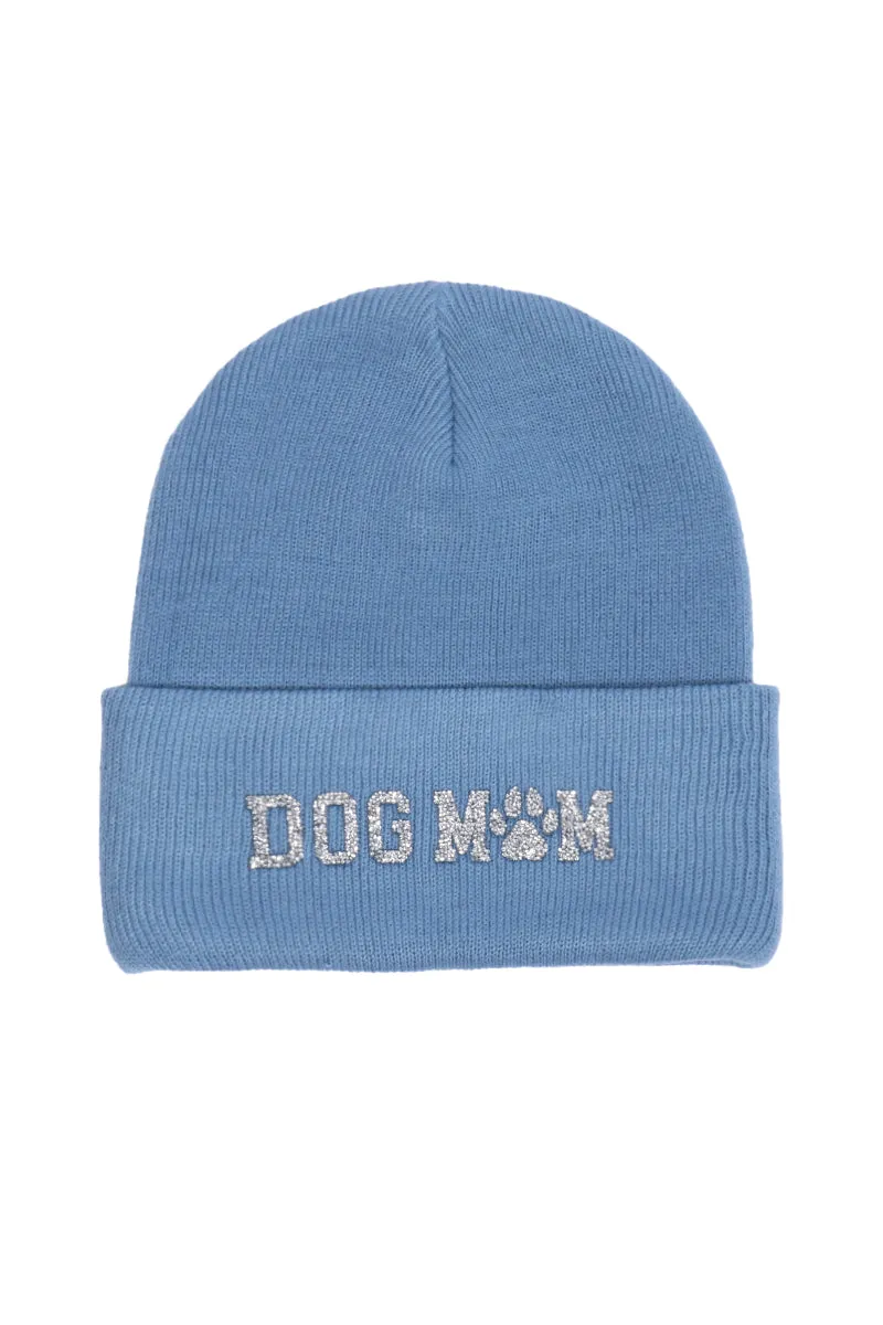 LBB3264 - Bling Dog Mom Beanie