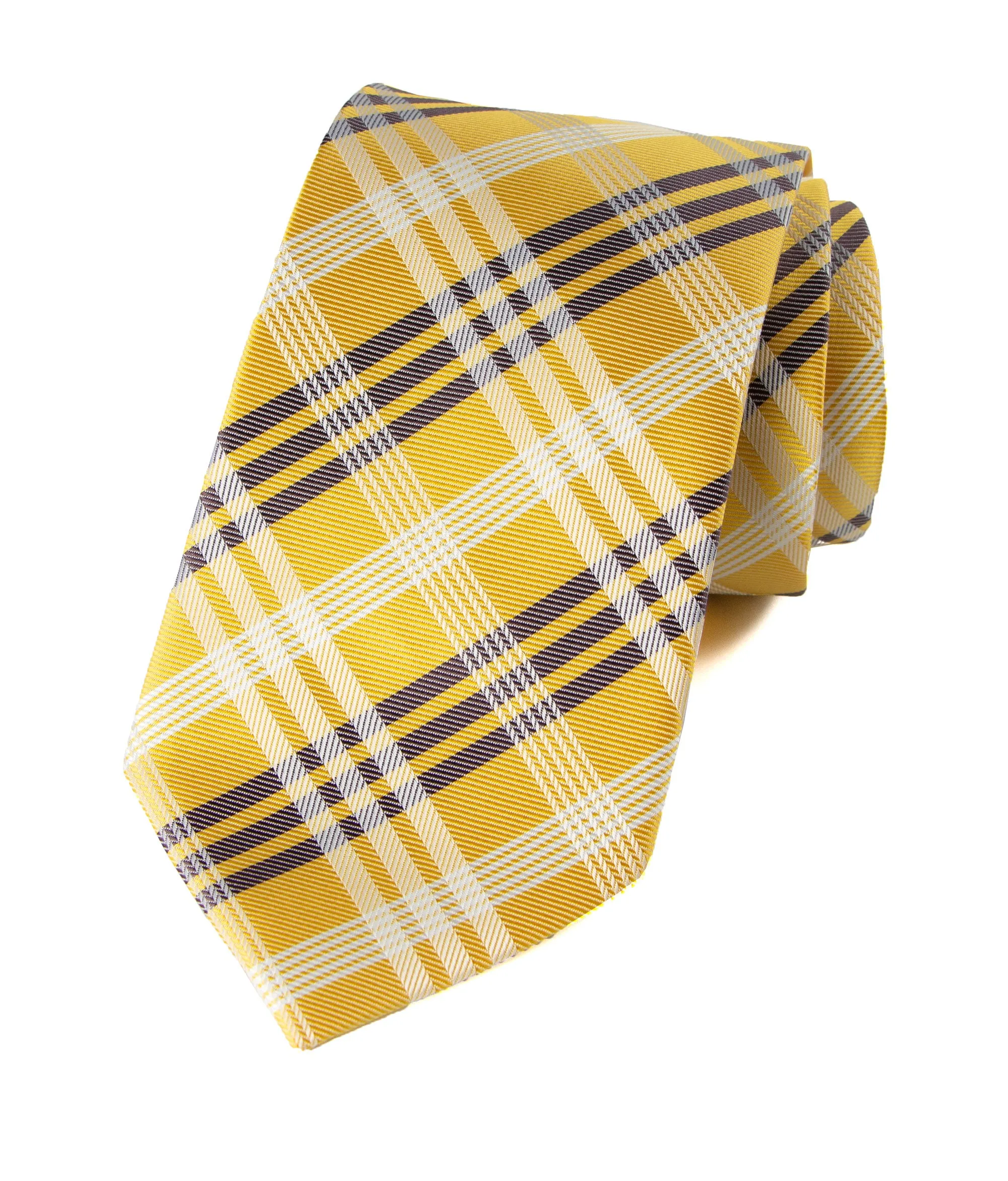 Men's Plaid Woven Necktie