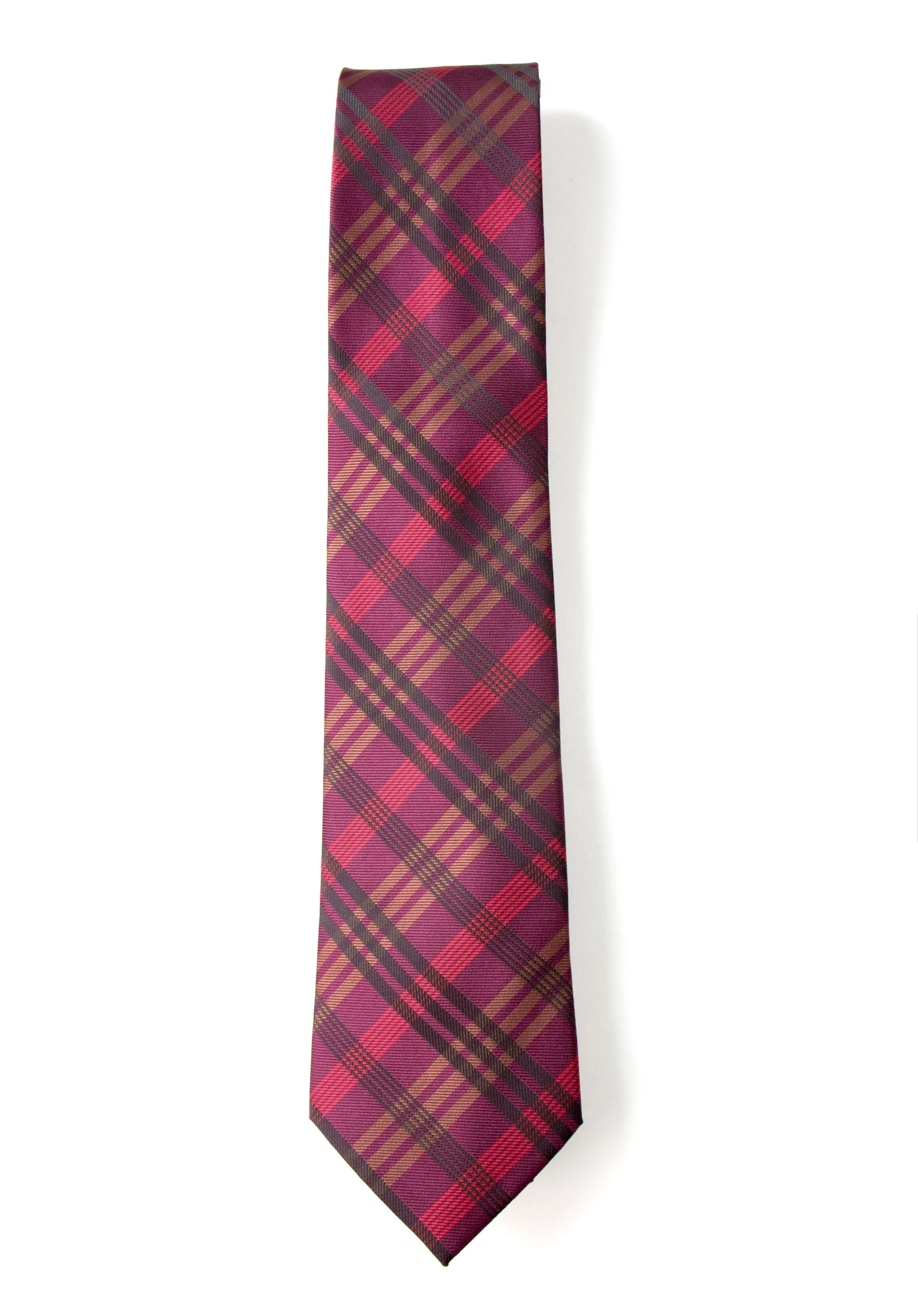 Men's Plaid Woven Necktie