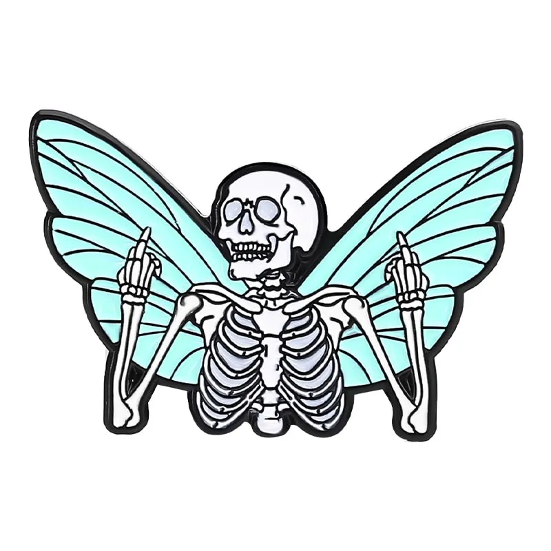 Pastel Goth Creepy Cute Enamel Pin Set