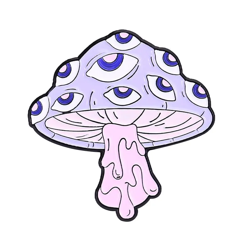 Pastel Goth Creepy Cute Enamel Pin Set