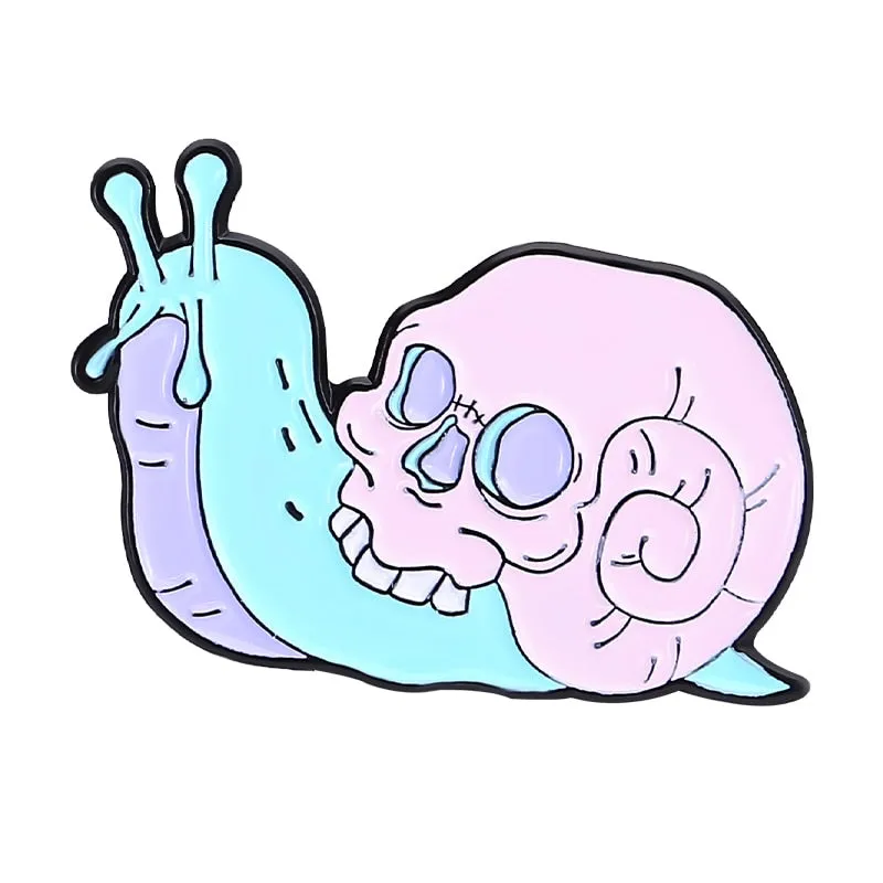 Pastel Goth Creepy Cute Enamel Pin Set