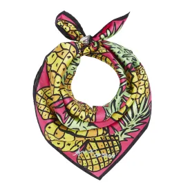 Pineapples Scarf - Yellow/Pink