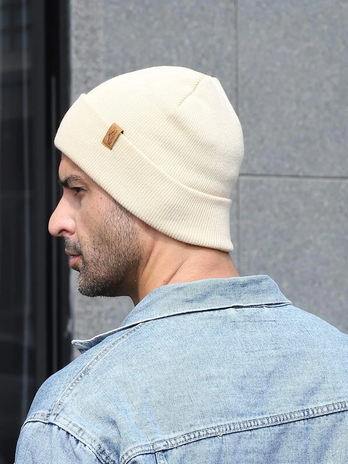 Rajputana 1 & 2 Packs Unisex Knit Winter Beanie Hats Cap Set for Men and Women