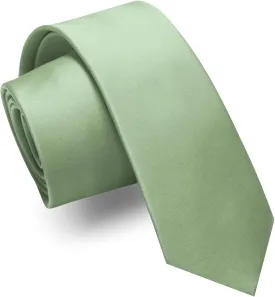 RBOCOTT 2.4??Solid Color Skinny Tie Business Wedding Necktie for Men(6cm)