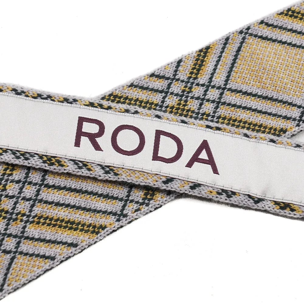 Roda Slim-Width Knit Wool Tie