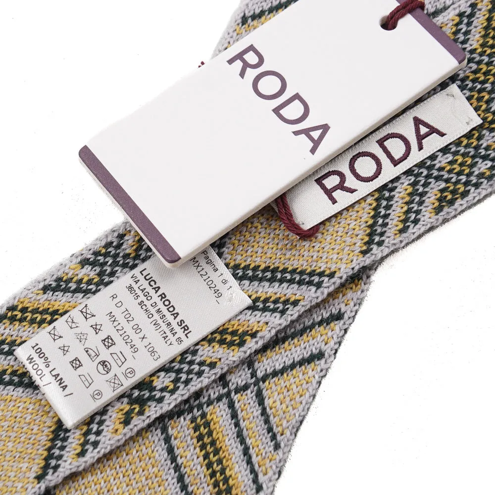 Roda Slim-Width Knit Wool Tie