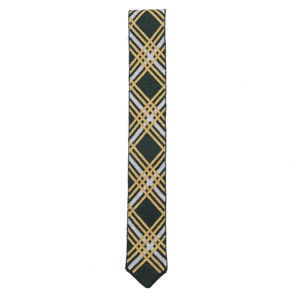 Roda Slim-Width Knit Wool Tie