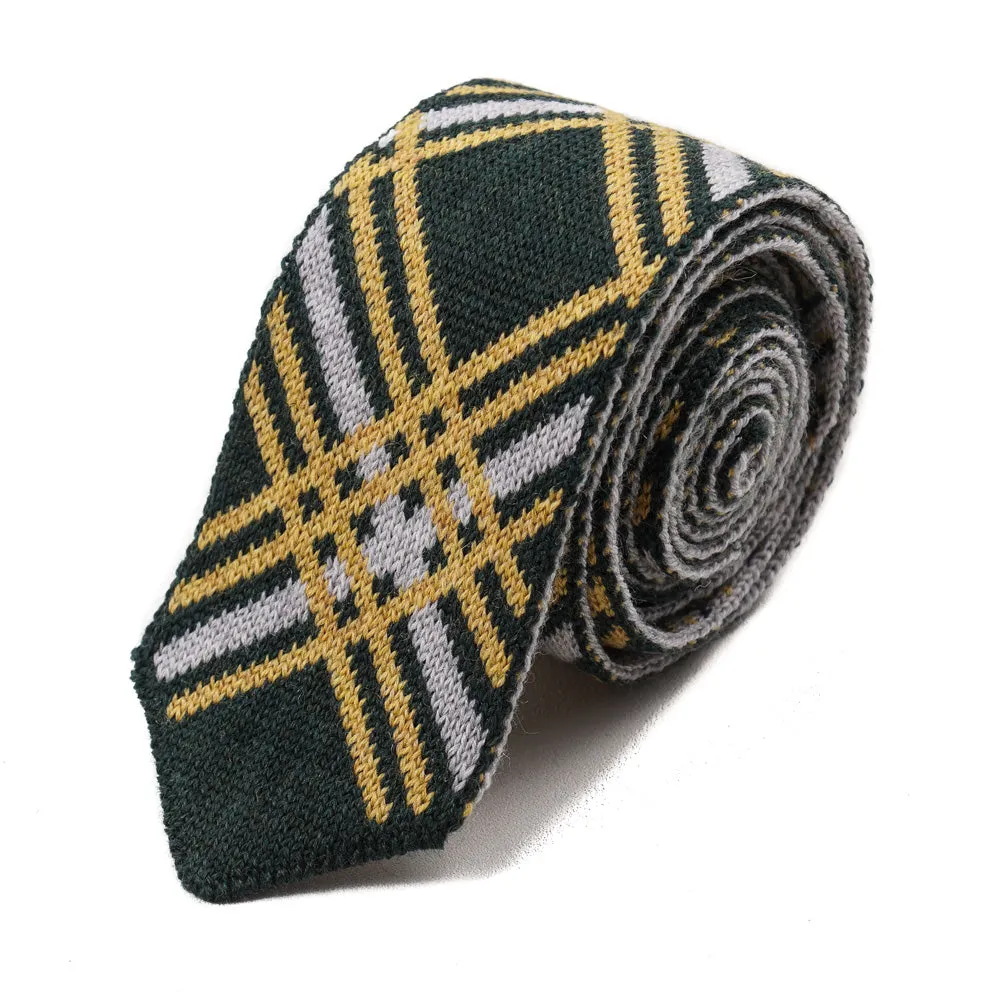 Roda Slim-Width Knit Wool Tie