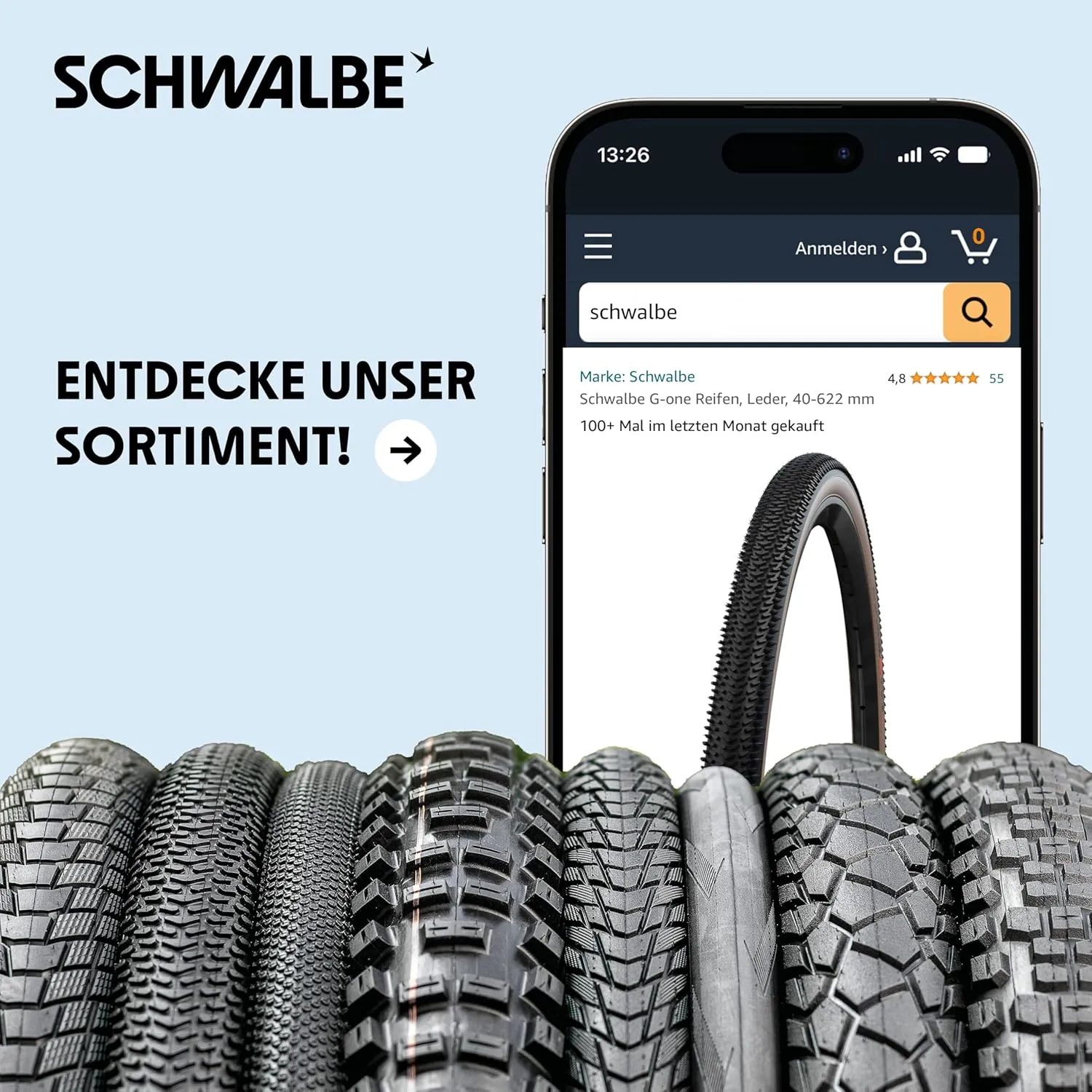 SCHWALBE Marathon Plus HS 348 Road Bike Tire