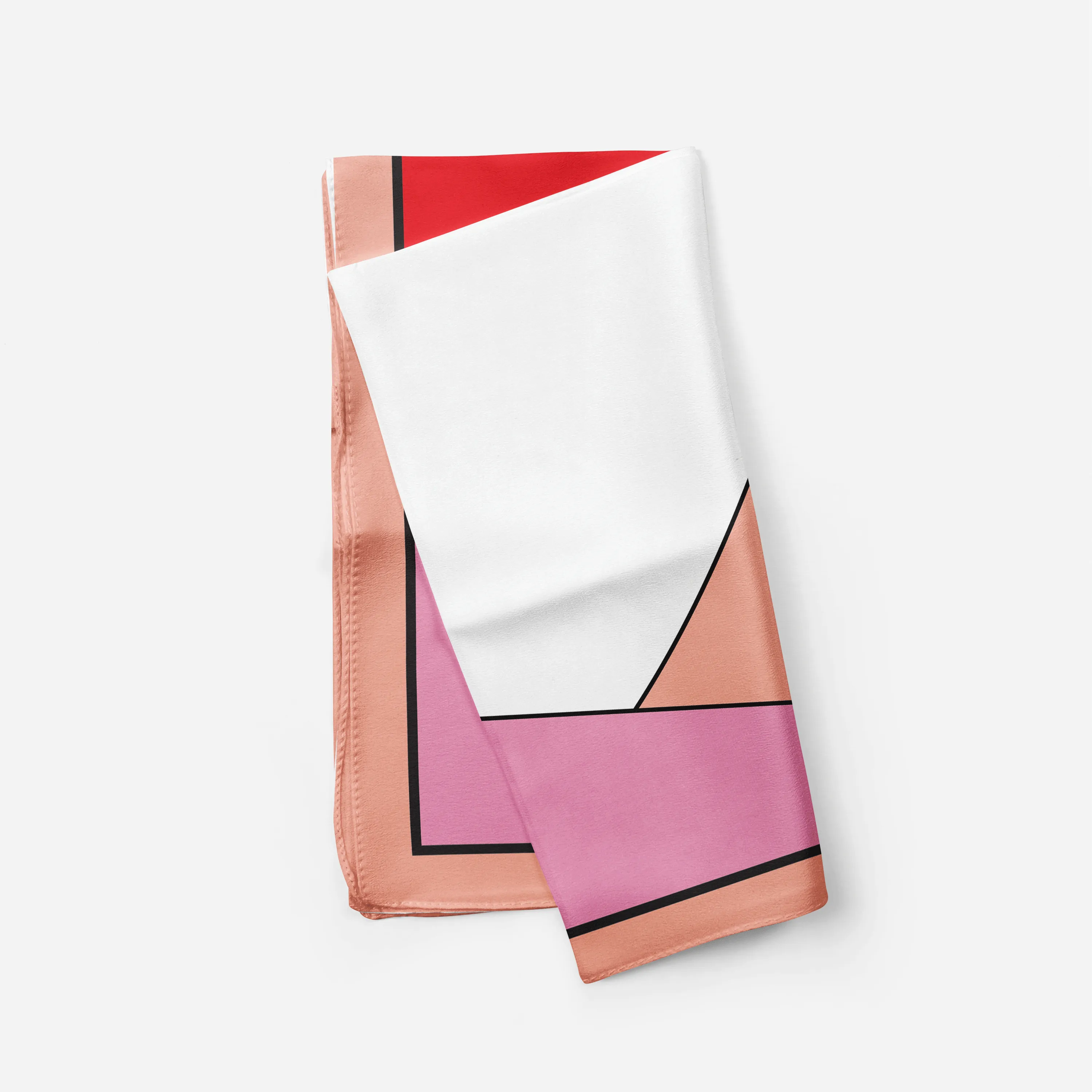 Silk Peachy Pocket Square