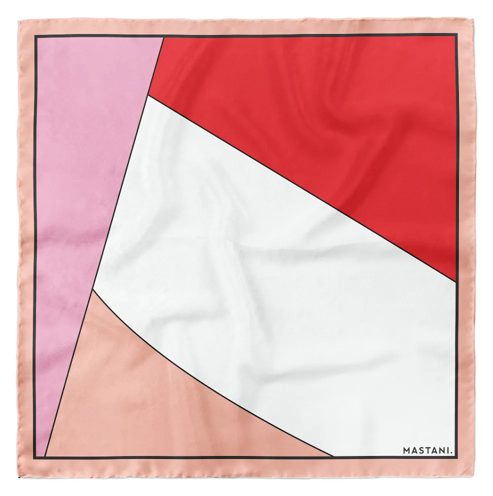 Silk Peachy Pocket Square