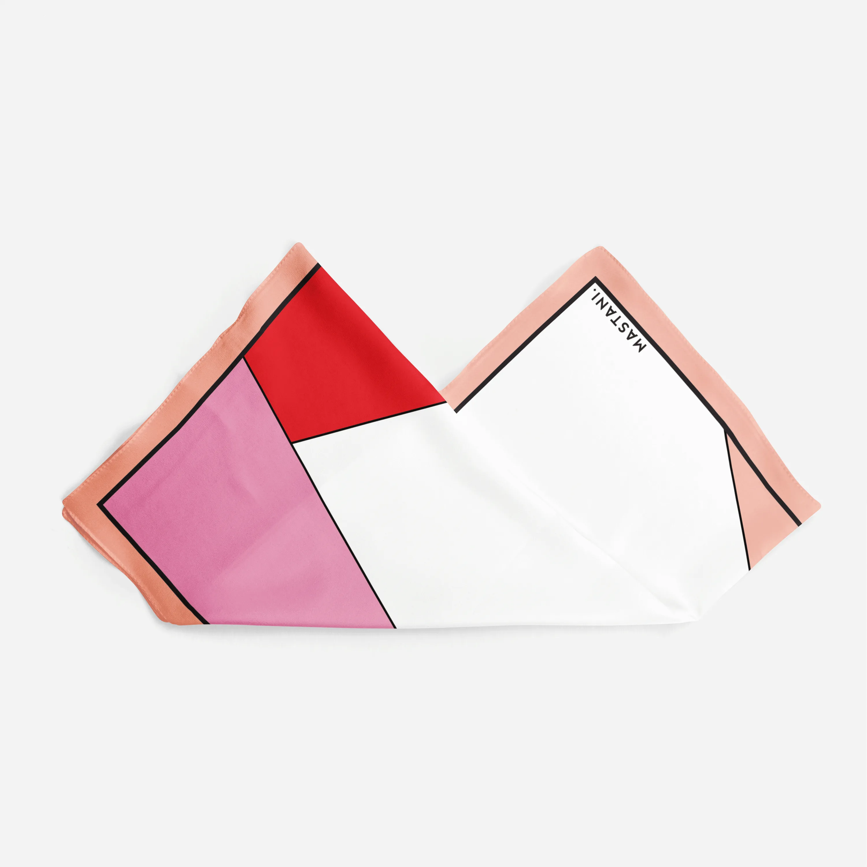 Silk Peachy Pocket Square