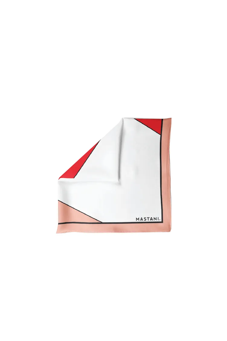 Silk Peachy Pocket Square