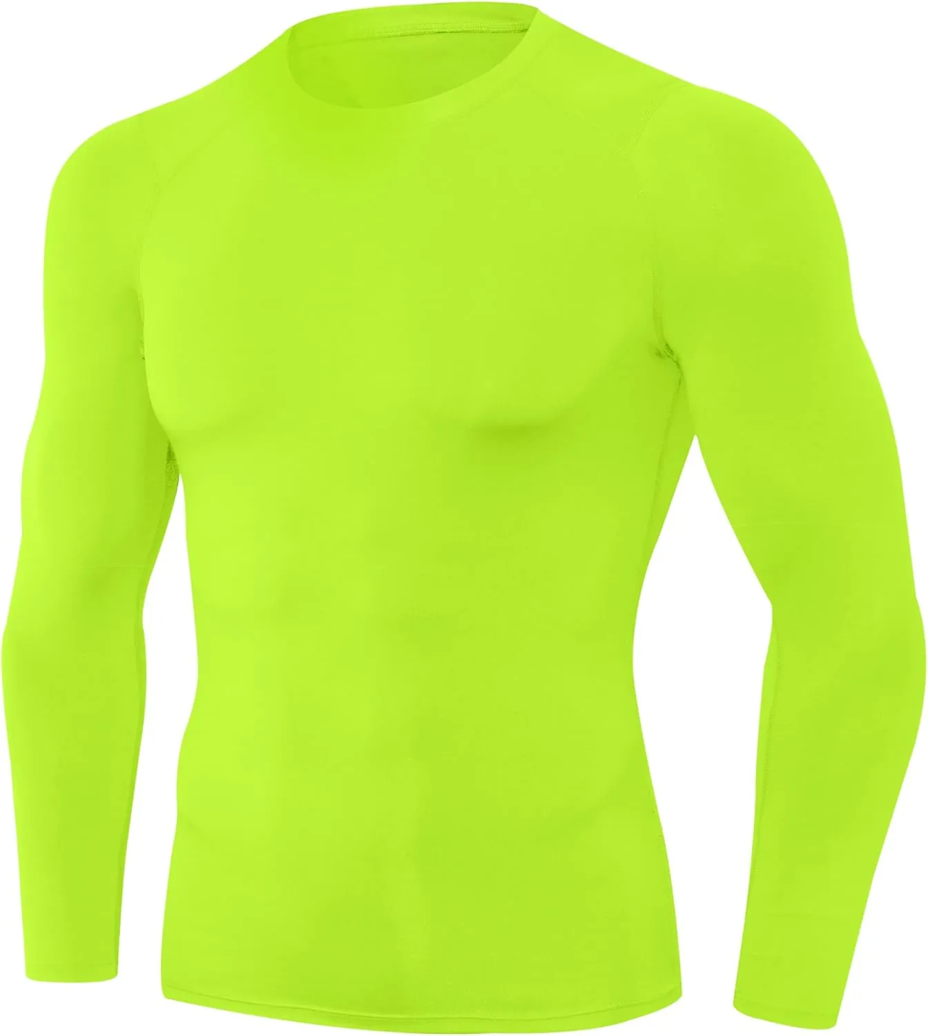 SPVISE Men's Compression Shirt Long Sleeve Athletic Workout T-Shirts Top Active Sport Baselayer Undershirt Gear Shirt Dry Fit