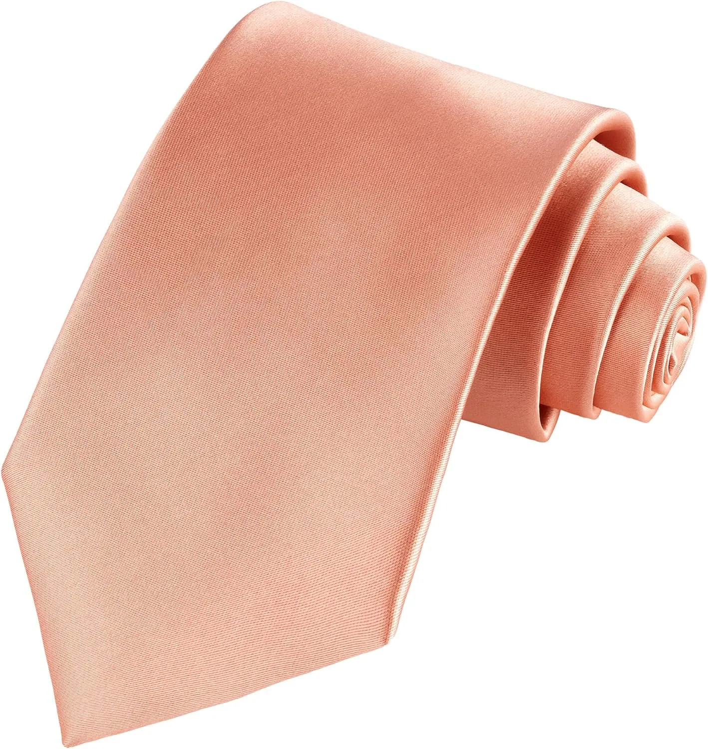 TIE G Solid Satin Woven dyed Color Formal Necktie and Pocket Square Sets in Gift Box